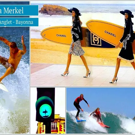 Art-villa Merkel - 28 Pers - 11 Chambr - 10 Wc - Piscine Vila Anglet