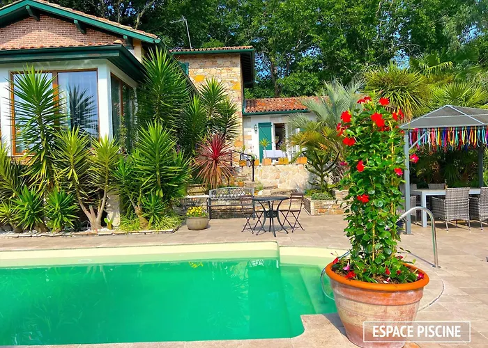 Art-villa Merkel - 28 Pers - 11 Chambr - 10 Wc - Piscine Anglet